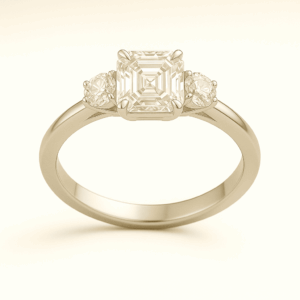 A06 - Asscher + 2 Rounds Trilogy