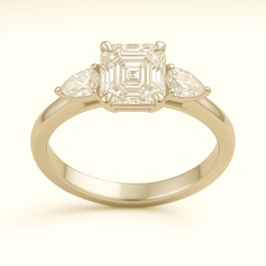 A08 - Asscher + 2 Pears Trilogy