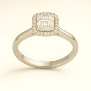 A14 - Asscher with Classic Halo