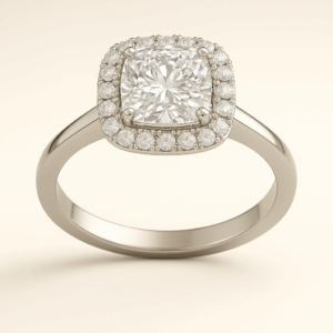 C10 - Cushion with Cushion Halo