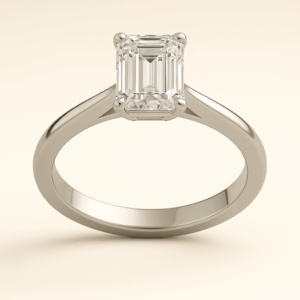 E01 - Prong Emerald Solitaire