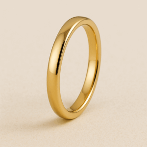 LWB02 - Classic Court Wedding Band – 2mm (18ct Yellow Gold)