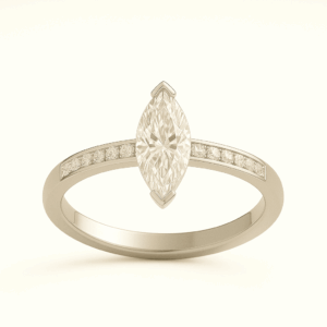 M11 - Marquise + Channel Diamond Band