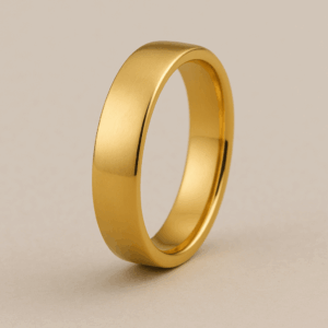 MB07 - Flat Court Wedding Band – 6mm (18ct Yellow Gold)