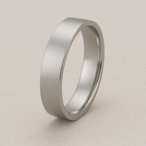 MB21 - Classic Court Wedding Band – 6mm (18ct White Gold)
