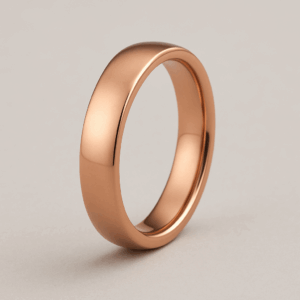MB29 - Grooved Edge Wedding Band – 6mm (18ct Rose Gold)