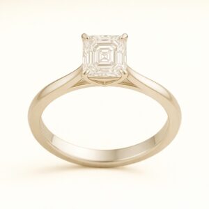 A04 - Cathedral Asscher Solitaire