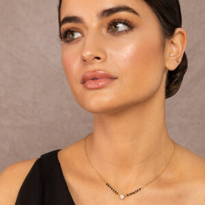 Round Solitaire Mangalsutra