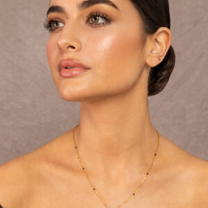 Round Halo Mangalsutra