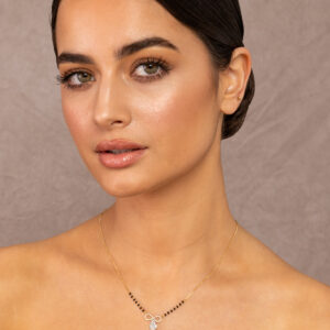 Infinity & Pear Solitaire Mangalsutra